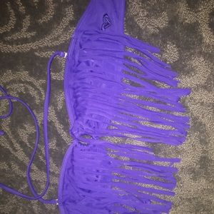 purple bathing suit top